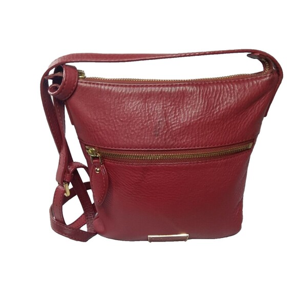 Max Mara Intrend Red Leather Crossbody Bag - Picture 4 of 10